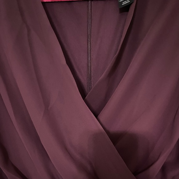 Plum Colored Jumpsuit - Picture 2 of 6